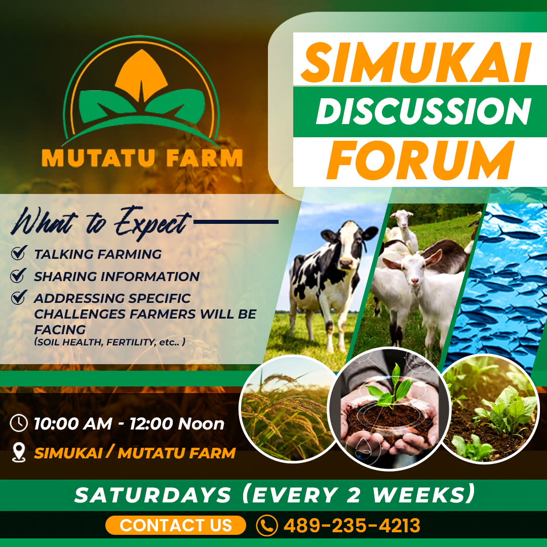 Farm discussion forum flyer design
